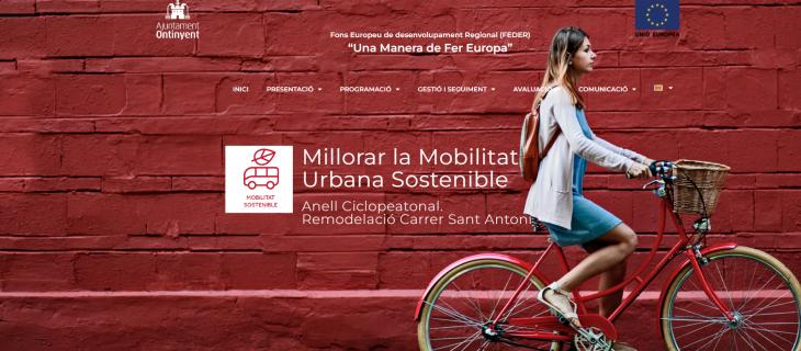 Mejorar la Movilidad Urbana Sostenible. Anillo Ciclopeatonal Remodelación Carrer Sant Antoni